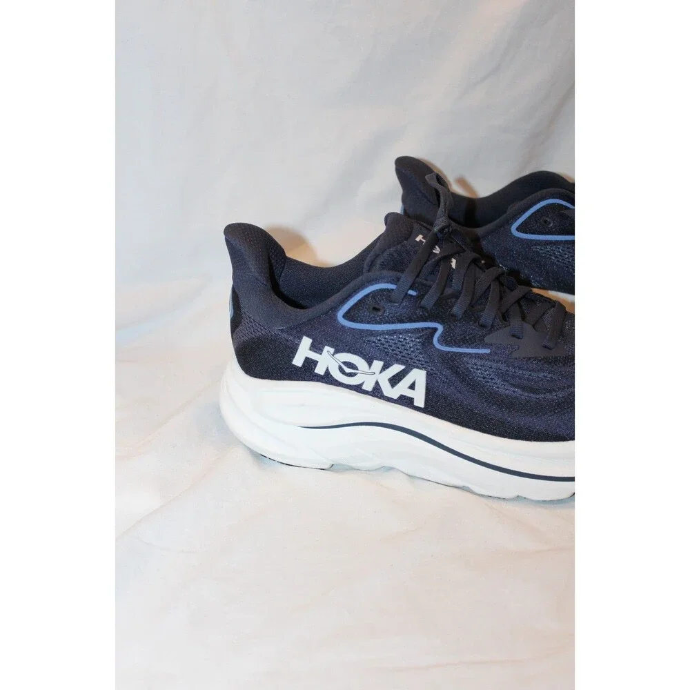 NIB Hoka One Men's Clifton 10 Running Athletic Sneakers NAVY BLUE NWOB 8.5 D